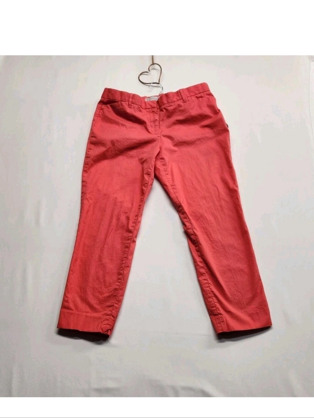 ⭐️GAP Rosebush Red Slim Cropped Ankle Pants Chino Stretch Size 10 351506